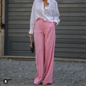 Zara full length pants bloggers fav